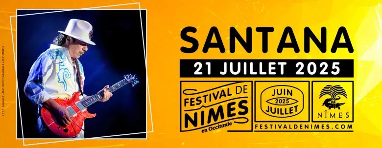 Santana à Nîmes en 2025