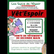 Sapins de l’Espoir I Vente solidaire de vêtements de seconde main