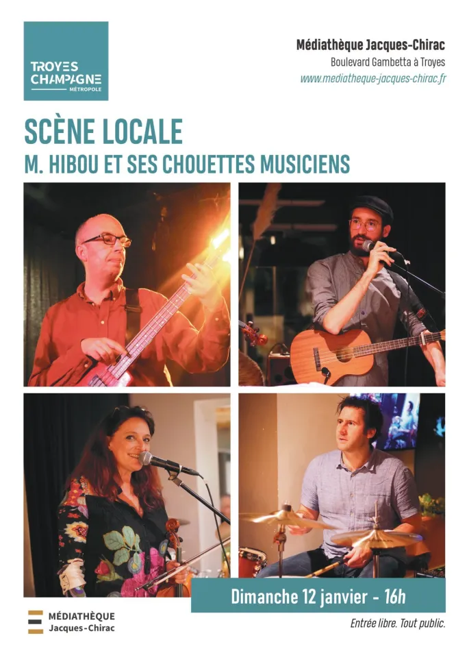 Scène locale : M. Hibou et ses chouettes musiciens