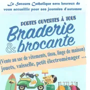 Secours catholique : Braderie et Brocante