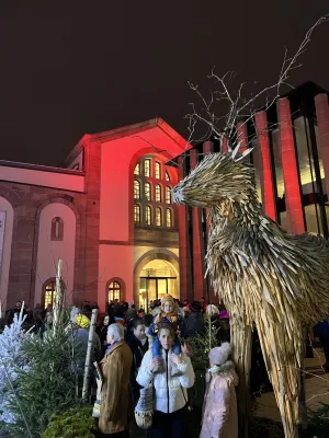 Les décorations festives de la ville de Sélestat