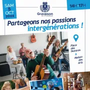 Semaine Bleue partageons nos passions intergénérations