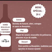 Soirée Beaujolais Nouveau au Café Bouche B