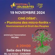 Soirée Ciné-débat Plantons des micro-forêts - à Chauray