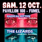 Soirée concert au Pavillon 108 - The Lizards, Radical Kitten et Dirty Rodeo