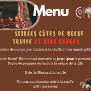 Soirée Côte De Bœuf Truffes Et Vins Rouges