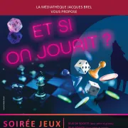 Soirée jeux à la médiathèque !