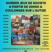 Soirée jeux de société