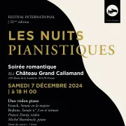 Soirée romantique au château Grand Callamand, duo violon piano