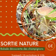 Sortie Nature : Balade découverte des champignons