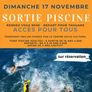 Sortie piscine