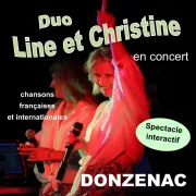 Spectacle interactif : Duo Line et Christine en concert