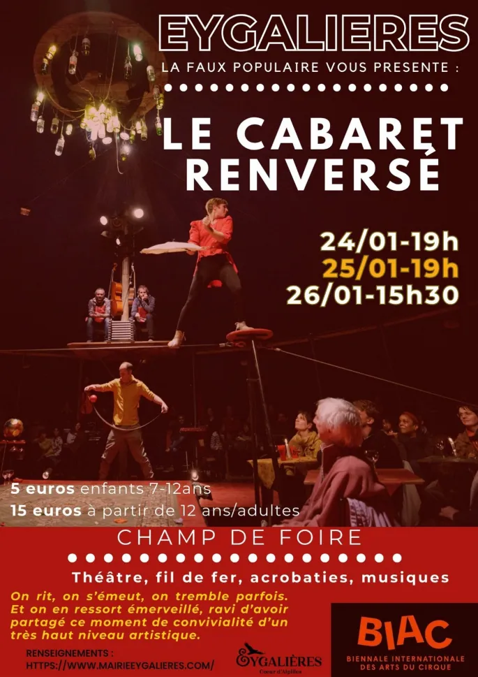 Spectacle : Le Cabaret Renversé