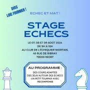 Stage d\'échecs avec Loic Fournier à Niort