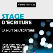 Stage d'écriture pour adultes