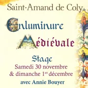 Stage d'enluminure médiévale à Saint-Amand-de-Coly