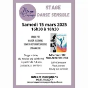 Stage danse sensible à Bourg