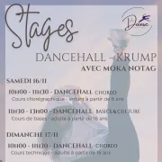 Stage Dansehall Krump avec Moka Notag - Sur inscription