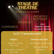 Stage de théâtre au service de la danse