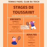 Stage de Toussaint Tennis Padel