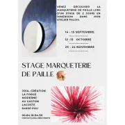 Stage marqueterie de paille