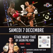 Stage Muay Thaï avec Jason Polydor