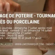 Stage poterie - Tournage grès ou porcelaine