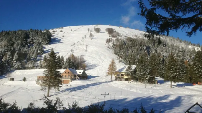 Le pied des pistes du Gaschney