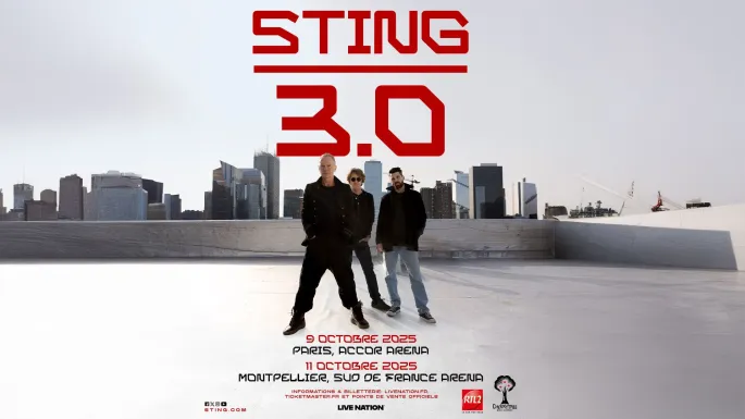 Sting en concert en France avec son 3.0 Tour en 2025