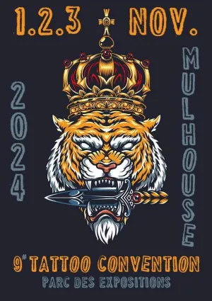 La Tattoo Convention de Mulhouse vous donne rendez-vous du 1er au 3 novembre 2024 !