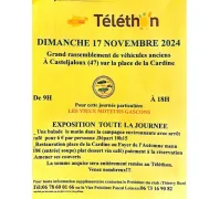 Téléthon : grand rassemblement de véhicules anciens