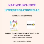 Téléthon : matiné inclusive intergénérationnelle