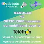 Téléthon : Tournois de badminton