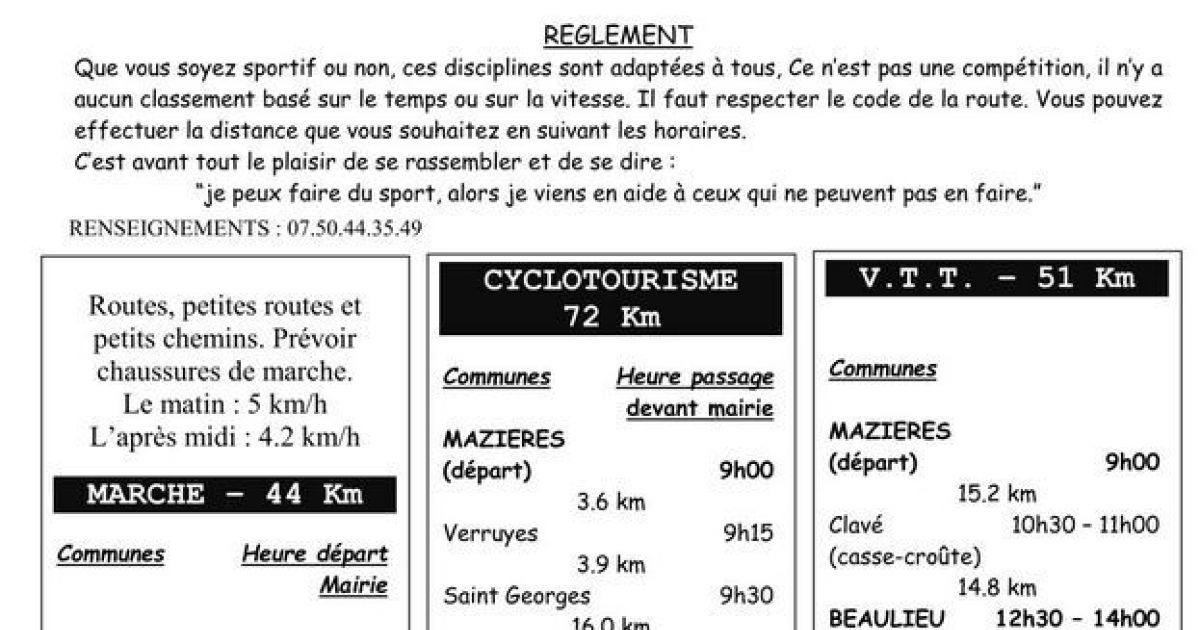 Téléthon Vélo Route Ardin 2024 date, horaires, programme, tarifs