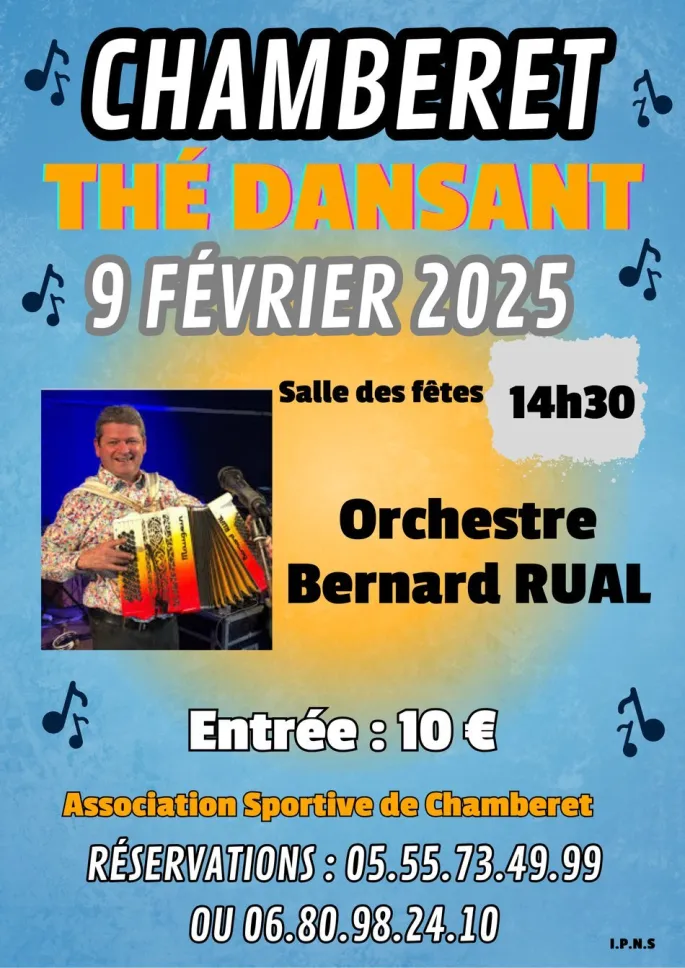 Thé Dansant animé par l'Orchestre Bernard RUAL