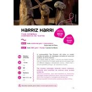 Théâtre d\'objets : Harriz Harri . Tian Gombau Companyia de Teatre