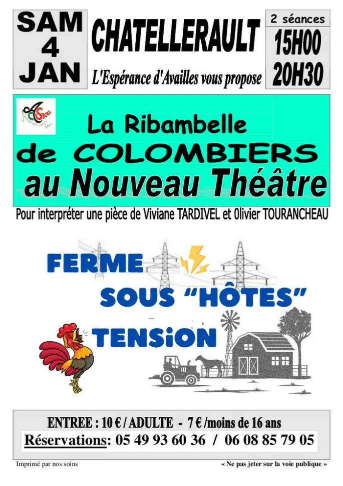 THEATRE : Ferme sous hôtes tension