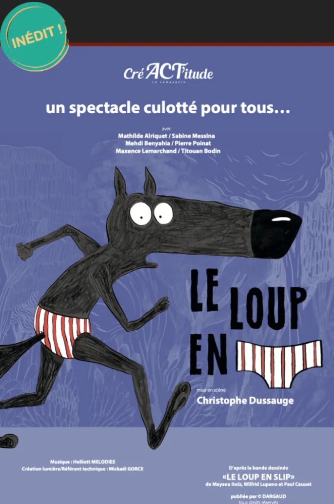 Théâtre pour enfants : Le loup en slip