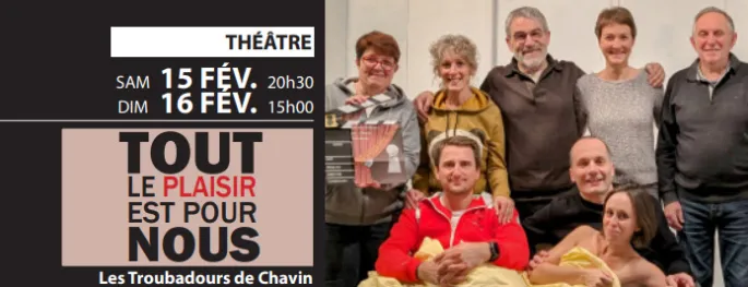 Théâtre Tout le plaisir est pour nous