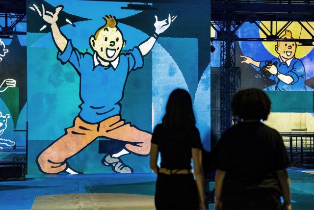 Tintin  l'Aventure Immersive  2023 aux Carrière de Lumières - Infos et  billeterie