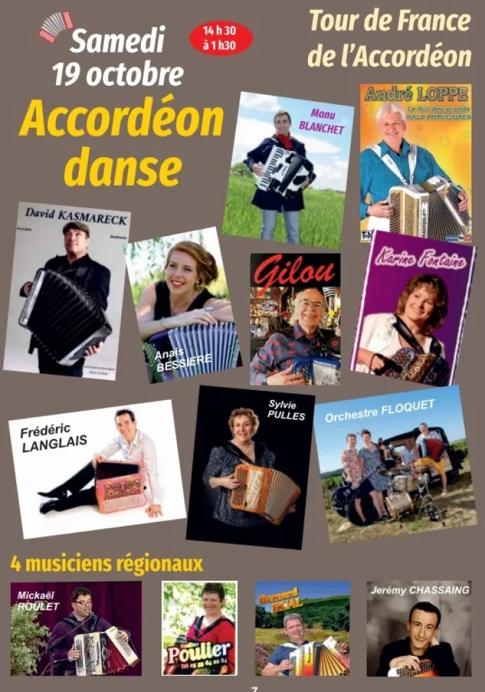 Tour de France de L'Accordéon Festival de Chamberet 2024 dates