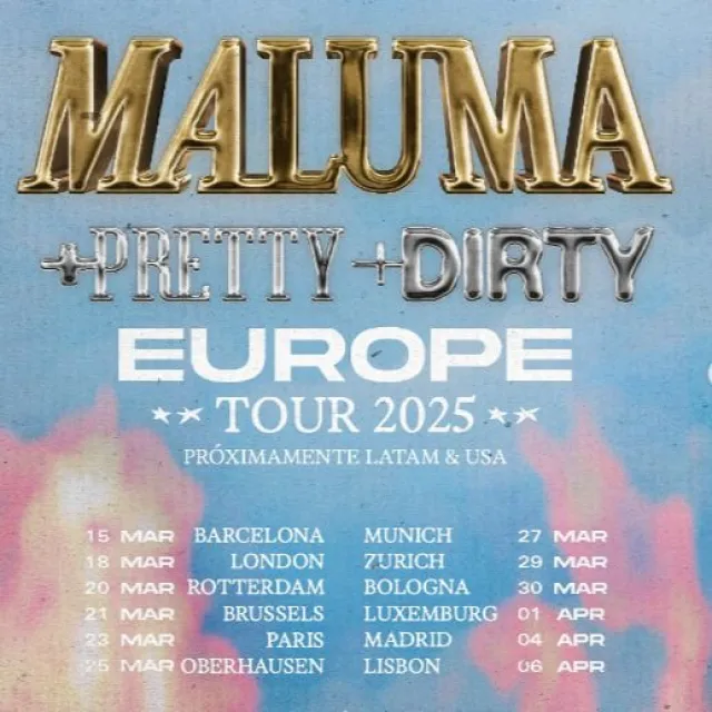 Les dates de la tournée européenne de Maluma en 2025