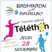 Tournoi de badminton spécial Téléthon