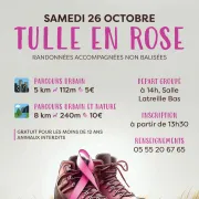 Tulle en rose : Randonnées accompagnées non balisées