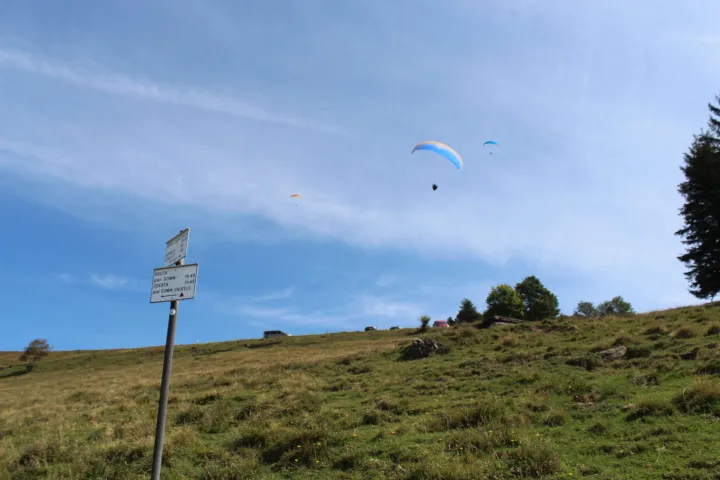 Un saut en parapente !