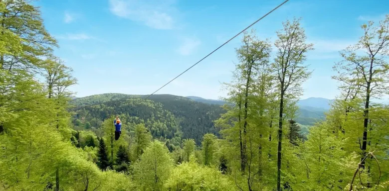 Les sensations sont au rendez-vous avec le Verti'Câble 