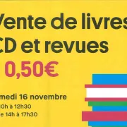 Vente de livres, CD et revues