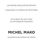 Vernissage - exposition Michel Mako