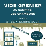 Vide-grenier au camping