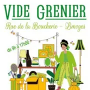 Vide grenier - Rue de la Boucherie à Limoges